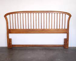 Slat headboards are crafted from wood or metal and are made of vertical slat spindles. Mid Century Modern King Size Solid Ash Wood Spindle Headboard By Iridiuminteriors From Iridium Interiors Of Los Angeles Ca Attic