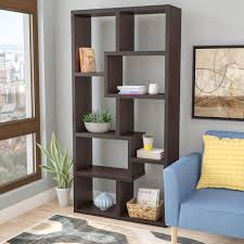 Collection by hersey kissed events. Brayden Studio Ansley 70 75 H X 35 W Wood Geometric Bookcase Reviews Wayfair