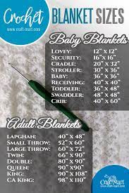 From your favourite crochet brands. Crochet Blanket Sizes Chart Craft Mart