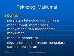 Penggunaan ict memerlukan ruang yang mencukupi dan penyediaan pasukan; Pengenalan Kepada Teknologi Maklumat Ppt Download