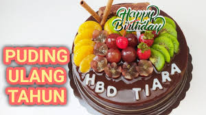Resep puding sayuran untuk anak. Resep Puding Untuk Kue Ulang Tahun