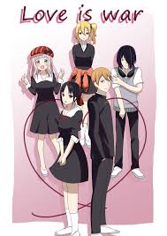Love is war is based on the manga series of the same title, written and illustrated by aka akasaka.the anime television series adaptation was announced by shueisha on june 1, 2018. The Main Characters From Kaguya Love Is War Kaguya Sama