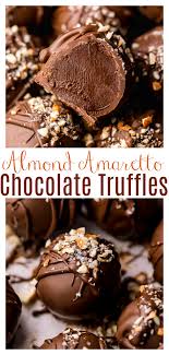 Easy Amaretto Chocolate Truffles Recipe Baker By Nature In 2021 Truffle Recipe Chocolate Truffle Recipe Sweet Truffles