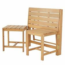 Argos Home Wooden 2 Seater Bench To Bistro Set Ebay