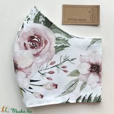 Pünkösdi rózsa kellemes illatú csodás virág. Punkosdi Rozsa Mintas Premium Pamut Arcmaszk Szajmaszk Maszk Artiroka Design Meska Hu