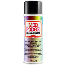 It is exactly the same as mod podge gloss and mod podge matte with the exception of the finish. Mod Podge Gloss Iridescent Acrylic Sealer Michaels