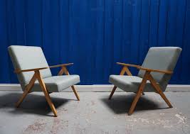 For Sale Pair Of 1960 S Model B 310 Var Easy Chairs By Zaklady Mebli Gietych Radomsko Mid Century Modern Easy Chair Modern Easy Chair Chair