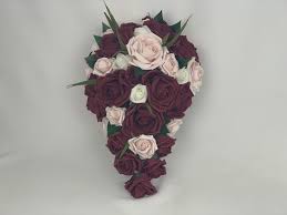 Keep your artificial wedding flowers forever, reuse them in your home decor, and forget about allergies. Artificial Wedding Flowers Package Blush Pink Burgundy