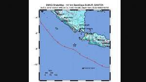 Gempa banten terjadi pada jumat (2/8) pukul 19.03 wib. Update Info Gempa Hari Ini Malam Ini Banten Diguncang Gempa M 7 4 Sr Ini Wilayah Potensi Tsunami Tribun Jateng