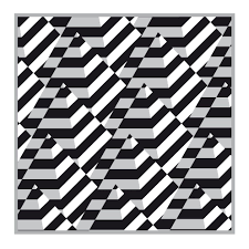 Basic Optical Art Black And White Op Art Rectangles Optical Illusions Art Op Art Op Art Lessons
