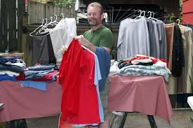 Maybe you would like to learn more about one of these? How To Make A Makeshift Clothes Rack For A Garage Sale Articles Merchantcircle