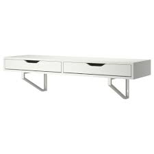 Us Furniture And Home Furnishings With Images White Wall Shelves Drawer Shelves Ikea Ekby