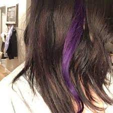 Plum Burgundy Wine Galaxy Oil Slick Clip In Hair Extensions Etsy Purple Highlights Brown Hair Hair Color Streaks Purple Hair Streaks