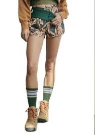 Xs Free People Fp Movement Printed Way Home Shorts Bnwts Ebay