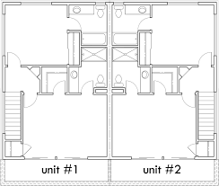 Upper Floor Plan 2 For Modern Duplex House Plans Studio House Plans One Bedroom House House Floor Plans Beach House Plans