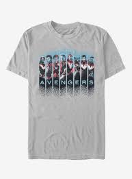 Marvel Avengers Endgame Grid Panel T Shirt Silver T Shirts Marvel Clothes Avengers
