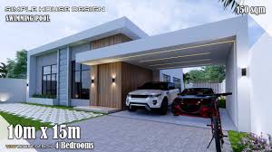Maybe you would like to learn more about one of these? House Design Simple House Design 10m X 15m 150 Sqm 4 Bedrooms Youtube