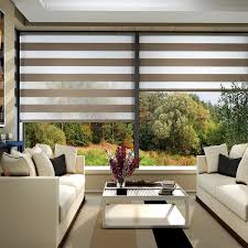 Sheer curtains diffuse sunlight and soften your home. Motorized Blackout Zebra Shades Curtains For The Living Room Window Zebra Blinds Buy Window Zebra Blinds For Living Room Day And Night Dual Window Blind Zebra Blinds Control By Remote Product On Alibaba Com