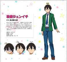 Hajimete No Gal Anime Character Designs V2 Junichi Hashiba Anime Gal Anime Smile