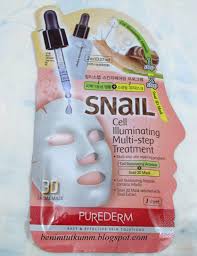 Purederm Snail Hucre Aydinlatici Cok Asamali Bakim Maskesi Benim Tutkum Cilt Bakimi