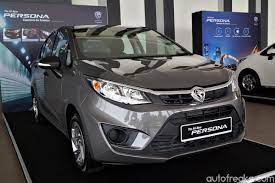 The persona facelift will be equipped with a colour touch screen for access to connectivity options as well as voice command functions. 2016 Proton Persona Launched Priced From Rm46 800 Autofreaks Com