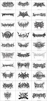 Pin By Akaraphong Boonying On Font Tattoo Lettering Fonts Tattoo Lettering Metal Typography