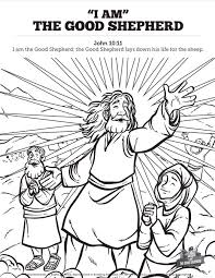 The set includes facts about parachutes, the statue of liberty, and more. John 10 The Good Shepherd Sunday School Coloring Pages Sharefaith Kids