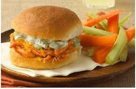 Cover and cook on high for 3 hours or on low for 4 to 5 hours until the chicken if fully cooked. Recipe Easy No Cook Shredded Buffalo Chicken Sandwiches