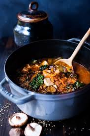 Kimchi Soup With Shiitakes Tofu And Kale Feasting At Home Recipe Vegan Kimchi Recipes Clean Eating Recipes