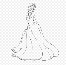 The tale of anderson the princess and the pea. Princess Tiana Coloring Pages Line Art Hd Png Download Vhv