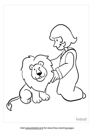 Color or black and white. Daniel And The Lions Den Coloring Pages Free Bible Coloring Pages Kidadl
