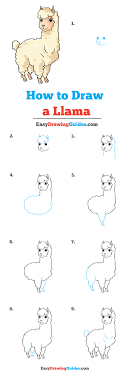 Fortnite llama drawing easy step by step. How To Draw A Llama Really Easy Drawing Tutorial