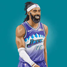 Utah jazz classic just don shorts purple. Utah Jazz Released Awesome Player Art Of Team In Throwback Jerseys Slc Dunk