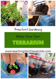 How To Make A Terrarium With Kids Gardening For Kids Preschool Garden How To Make Terrariums