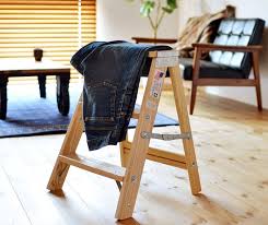 ミシガンラダーカンパニー 木製脚立 洋服をかけてもカッコイイ 木製 脚立 脚立 ミシガン