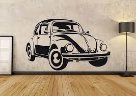 Vw Beetle Wall Art Sticker Wall Stickers Wall Art Stickkr Com Productos Innovadores Canas Personalizar
