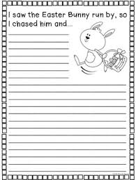 If the easter bunny got sick, who would he ask to help bring treats for easter? distribute the worksheet and encourage the children to create a few. Easter Writing Prompts 3 5 Distance Learning By The Busy Class