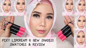 Check spelling or type a new query. 6 New Shades Pixy Lipcream Swatches Review Matte Lipstick Lokal Indonesia Youtube