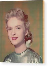 Anne Francis Bird in Earring Exotic Forbidden Planet 1956 Wood Print