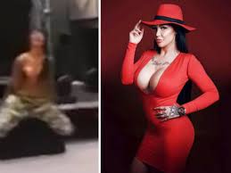 VIDEO: Ex-porn star shares video of her flying – with hooks pierced into  her back - Daily Star