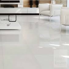 Living room floor tiles for white walls. Absolute White 600x600 Premium Gloss Wall Floor Tile
