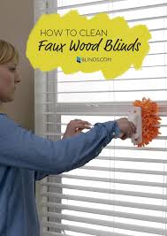 How To Clean Even The Grimiest Faux Wood Blinds Blinds Com Wood Blinds Cleaning Wood Blinds Cleaning Blinds