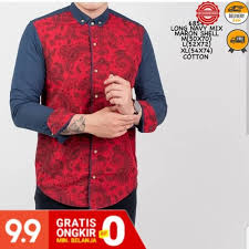 Harga ftsl hamsy baju koko lengan panjang koko polos kerah shanghai. Jual Baju Batik Cowok Gemuk Model Kerah Shanghai Lengan Pendek Nan Elegan Jakarta Utara Najwaa Olshop Tokopedia