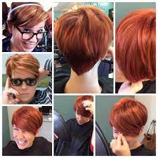Pixiebackview Red Orange Ginger Growingoutapixie Short Moriahvineyard Aved Short Hair Styles Pixie Back View Of Short Hairstyles Short Hair Styles