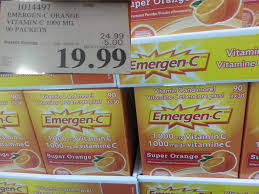 Emergen-C (30 Count, Raspberry Flavor, 1 Month Supply) Dietary Supplement  Fizzy Drink Mix With 1000Mg Vitamin C, 0.32 Ounce Packets, Caffeine Free