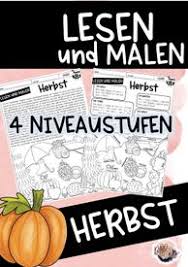 Lesen Und Malen Herbst Unterrichtsmaterial In Den Fachern Deutsch Fachubergreifendes Lesen Unterrichtsmaterial Malen