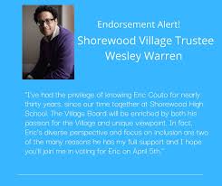 Profile for Eric Couto for Shorewood Village Trustee