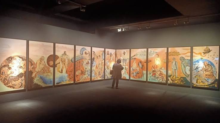 Exterior view of Kiran Nadar Museum of Art