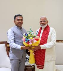 Chief Minister of Goa, Dr. Pramod Sawant, met Prime Minister Narendra Modi.