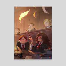 Wingardium Leviosa!, an art canvas by Margherita Tomasello - INPRNT